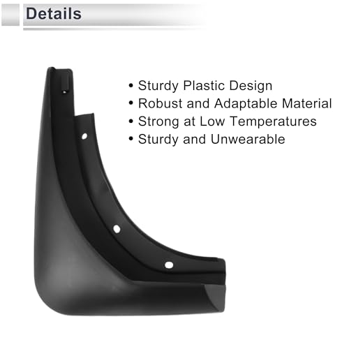 Image of X AUTOHAUX 1set Front and Rear Mud Flaps Splash Guards Mud Guards for Audi A8 2011-2017 W /Mount Accessories