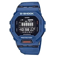 Casio G-SHOCK GBD200-2D Mens black Digital Watch with Blue Band