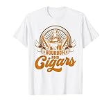 Divertido Cigar Bourbon Lover Gráfico Mujeres Hombres Cigar Smoker Camiseta