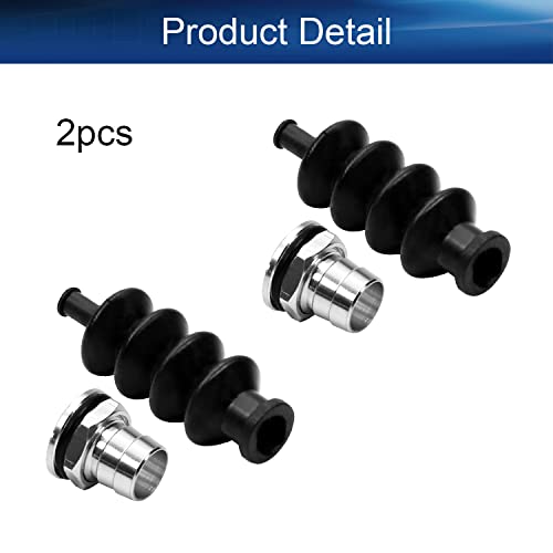 Heyiarbeit 42mm RC Boot Waterdichte Push Rod Rubber Seal Balg met Aluminium Mount voor RC Boot 2 stks - Afbeelding 5