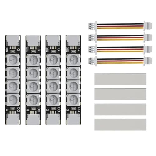 Tiras de luz de brazo para drones quadcopter con tablero LED de 5V compatible con 2812 RC 4 Uds