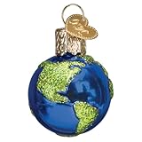 Old World Christmas Gumdrops Mini Planet Earth Glass Blown Ornament for Christmas Tree