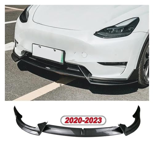 Diffuseur avant réglable Tesla Model 3 Y spoiler noir mat aérodynamique