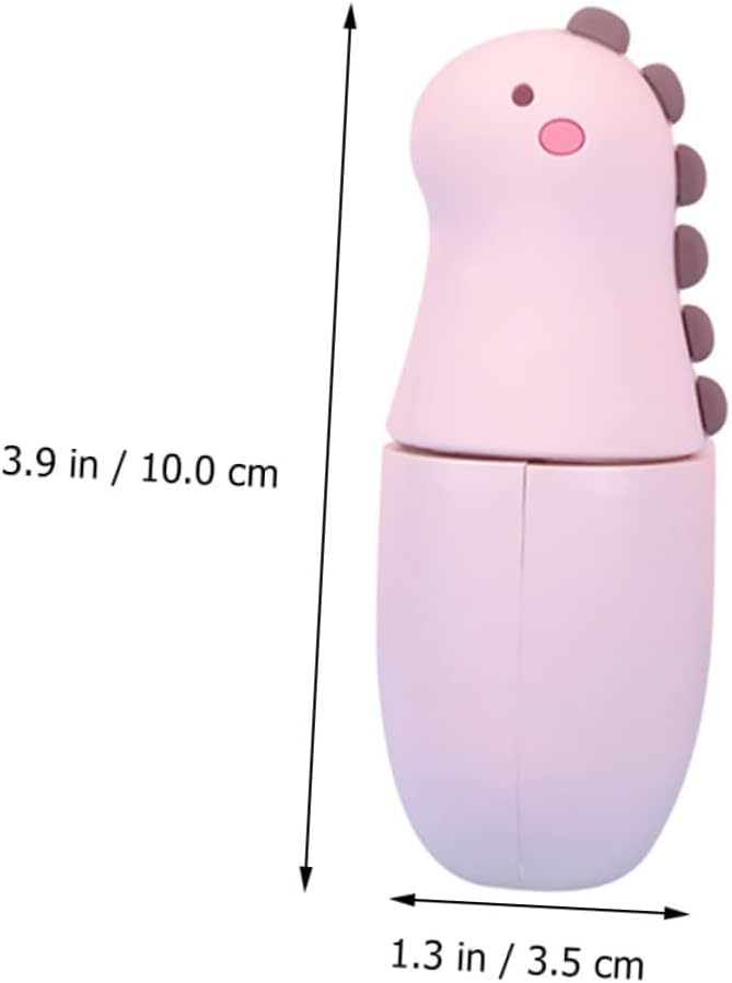 NOLITOY Portable Pink Dinosaur Nanometer Facial Steamer USB Rechargeable Cool Mist Sprayer for Skin Cleansing Oil Balance and Cell Circulation Enhancement