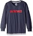 adidas Toddler Boys' Performance Logo Long Sleeve Tee Shirt, Mercury Grey, 4