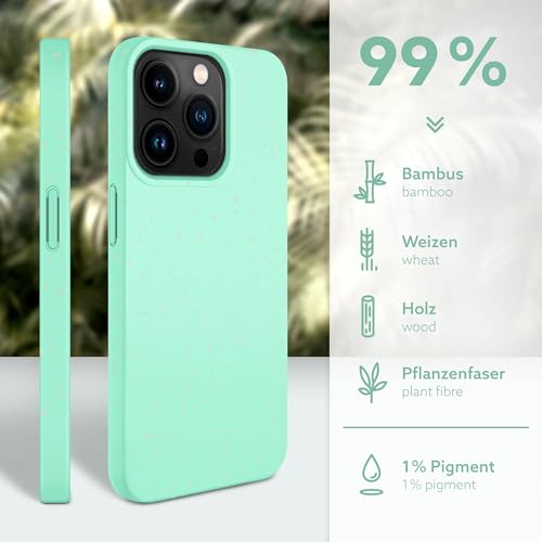 Coque sans plastique iPhone 15 Pro pour éviter les déchets et protéger l'environnement