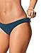 CRZ YOGA Low Waisted Bikini Bottom for Women - Cheeky Basic Bathing Swimsuit Swim Briefs Insignia Blue X-Small