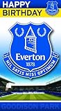 Tarjeta con licencia oficial Everton EV001 - Tarjeta de cumpleaños con Escudo