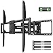 monTEK Heavy Duty TV Wall Bracket for 50-100 Inch TVs up to 165 lbs, 4X Load Tested, Full Motion TV Wall Mount with Tool-Free Tilt, Swivel & Extend, Max VESA 900x600mm, Fits 12"/16"/18"/24" Studs