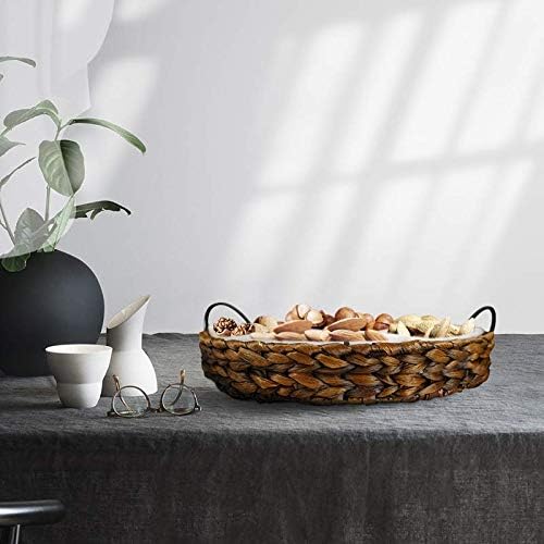 Serving Tray and Serving Dishes, RANDEFURN 7-Set Gold Platters for Parties,15.5 x 15.5 inches, Divided Serving Trays & Platters, Portable Handle,Gold - Image 8