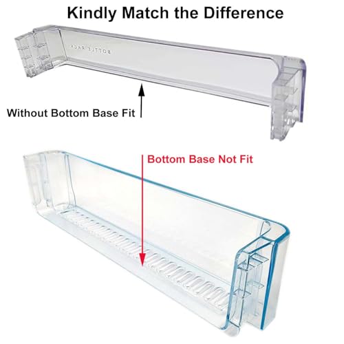 Image of Fusion Star Bottle Rack Shelf Holder Compatible with Whirlpool Single Door Fridge /Refrigerator, Clear, (Part Code - W10418661) (Pack of 1)