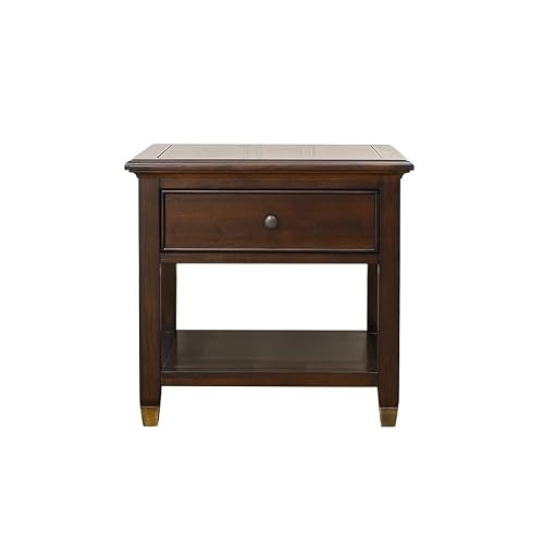 LAPADULA End Table Side Table Sofa Side Cabinet Wooden Bedroom Bedside Table Living Room Storage Cabinet Sofa Side Table