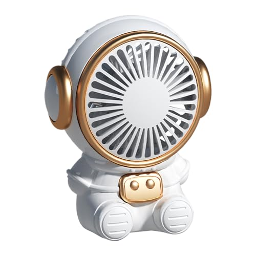 Ventilador De Personal - Ventilador De Mesa, Astronauta De Aire Más | Lindo Equipo De Enfriamiento Astronauta | Enfriamiento Silencioso USB USB Respiración Portátil Ventilador De Enfriamiento