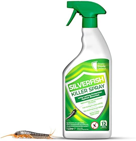 Silverfish Killer Spray | 1 Litre | Long Lasting Protection Against Silver Fish