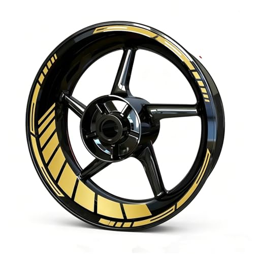 Autocollants de moyeu moto Yamaha liserés de jante vinyle 17 pouces