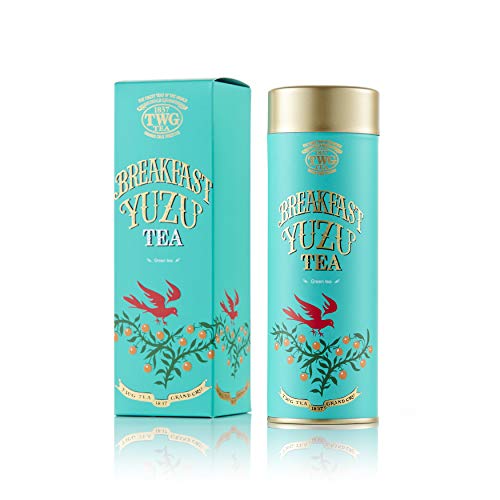 TWG Tea | Breakfast Yuzu Tea, blend de té verde de hoja suelta con bayas silvestres en lata de regalo de alta costura de 100 g Cover