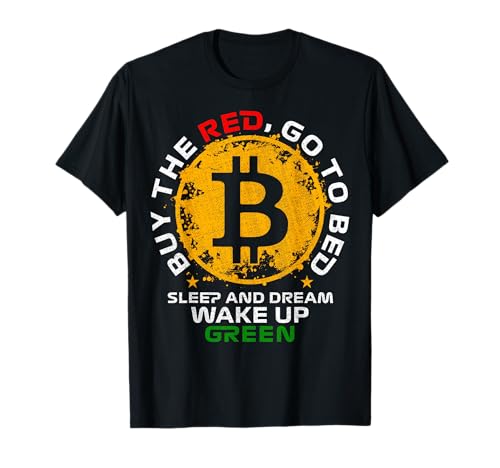 Buy The Red Bitcoin Buy The Dip T-Shirt