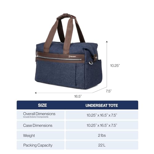 Travelpro Platinum Elite bolsa de mano elegante y suave de 16.5" 6