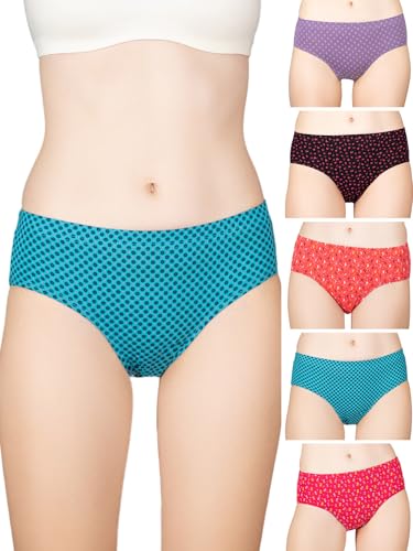 Image of Lux Cozi Women's Cotton Hipster Panties (Prints May Vary)