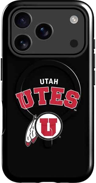 Skinit Impact Phone Case Compatible with iPhone 17 Pro Max Magsafe - Officially Licensed University of Utah Utes Logo Design