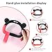 HaeNayc Gymnastics Rings, Home Gym Equipment, Adjustable Strap Strength Training Rings, Pulling Rings for Physical Training (Red)