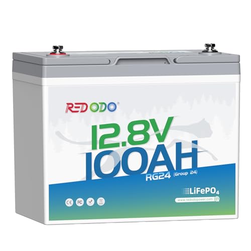 Image of Redodo 12V 100Ah Group24 Lithium Battery
