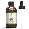 SVA ORGANICS Hemp Seed Organic USDA Cold Pressed Oil 4 Oz Pure Carrier Oil for Skin Cream, Face Serum, Hair Products, Cosmetics, Makeup, Soap, Hair & Body Oil