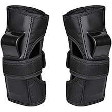 Wrist Guards, Protective Gear with Shock ABS Splint Palm Protection, 3 Adjustable Straps for Skateboarding Roller Skating Inline Skating Black2