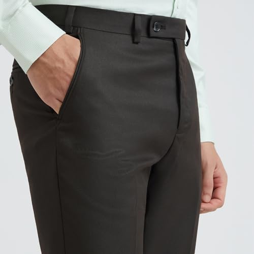 Image of Park Avenue Men's Regular Fit Mid Rise Pants