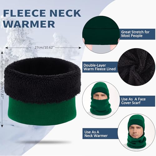 Image of FZ FANTASTIC ZONE Winter Beanie Hats Scarf Touchscreen Gloves for Men Women