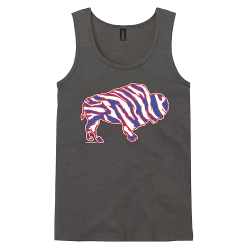 Buffalo NY Zebra Striped icon - Sports Fan 716 BFLO Tank Top T-Shirt