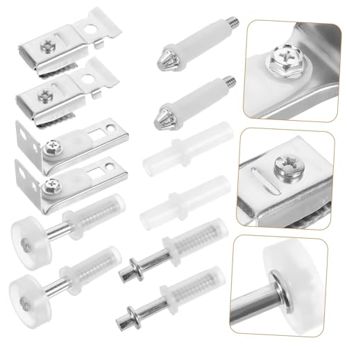 Hemoton kit de herrajes para puerta bifold versátil y elegante para hogares y oficinas miniatura 3