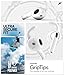 Proof Labs 4 Pairs for AirPods 4 Ear Hooks Covers [Added Storage Pouch] Accessories Compatible with Apple AirPods 4th Generation (White)