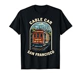 cable car line san francisco map Léger, Coupe classique, manche à double couture et ourlet à la base