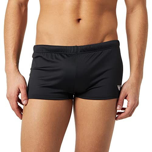 Emporio Armani Swimwear Men's Emporio Armani Essential Swimming Swim Trunks, Black, 46, Black