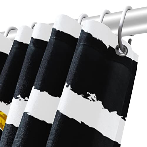 Rideau de douche chic ancre dorée finition haut de gamme 152x183 cm