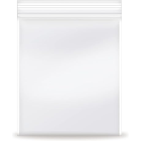 2'x 3', (Pack of 200) Diamond Painting Small Clear Zipper Bags