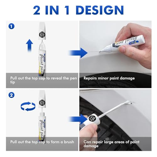 XTryfun 42B Blue Reflex Touch Up Paint Compatible with Mazda, DIY Car Paint Scratch Repair, Quick & Easy Fix Automotive Scratch Repair for CX-5/CX-9/Mazda3/Mazda6/MX-5/Mazda2 by XTryfun - Image 3