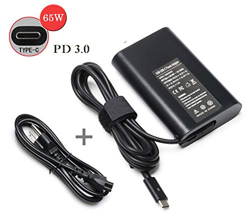 65W Type C USB C Charger Power Delivery PD Charger Adapter for Dell