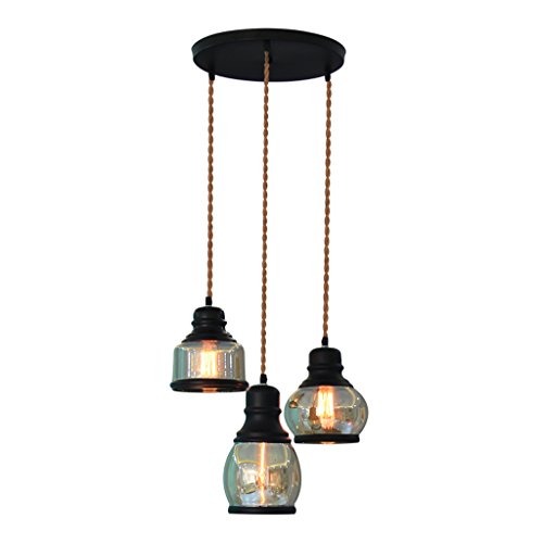 Suspension rétro en verre pour sublimer votre salle à manger