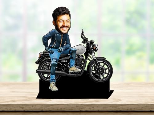 Image of Incredible Gifts Personalized 3D Bike Caricature Gift for Bike Lovers