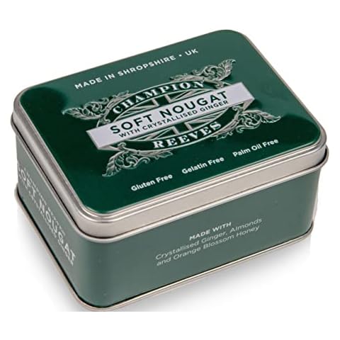 Soft Nougat with Crystalized Ginger (Tin) Cover