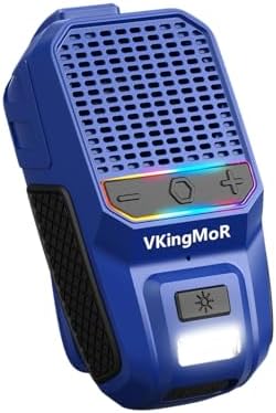 Altavoz Bluetooth portátil, altavoz de clip con micrófonos integr...