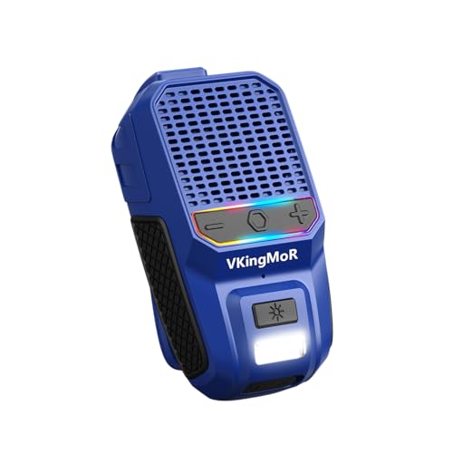 Altavoz Bluetooth portátil, altavoz de clip con micrófonos integr...