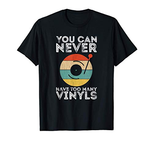 Design retrò per gli amanti del vinile e degli LP Maglietta