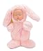 Produktbild Good Night Schlafendes Baby in Kaninchen Plüsch Strampler, niedliche Mini Puppe Keychain Stofftier Geschenk zum Geburtstag (15cm)