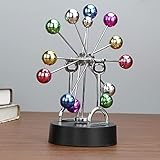arte cinetico estable obras Colorido y hermoso: este modelo de rotación tiene varias bolas de colores brillantes que giran como una rueda de cielo.