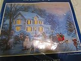 Thomas Kinkade Painter of Light 'Home for the Holidays' Cross Stitch Kit