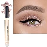 Eyeshadow Stick for Eye Makeup, Cream Shimmer Smooth Eyeshadow Pencil, Hypoallergenic Waterproof Lon