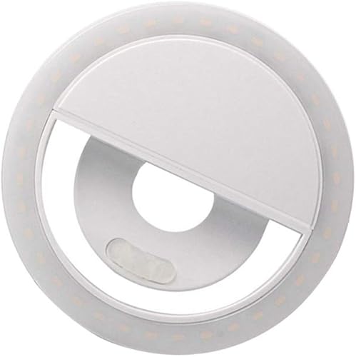 Miniatura 2 de Luz para selfie, anillo de luz para selfie, carga USB, lámpara LED circular, cámara de fotografía, iluminación de video, clip de iluminación para